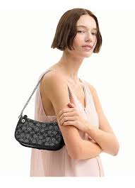 Swinger Bag 20 With Chain In Crystal Signature Jacquard